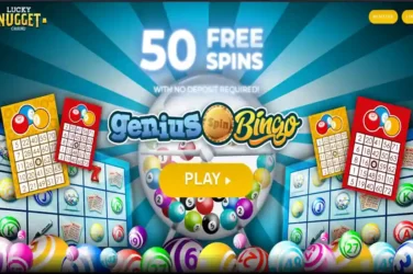 Lucky Nugget 50 Free Spins ND Genius Bingo