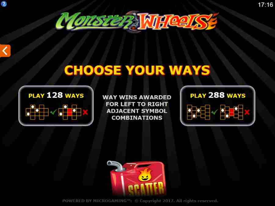 Monster Wheels Choose Your Ways