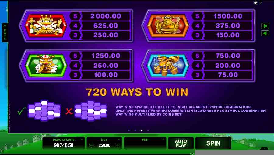 Pollen Party 720 Ways To Win