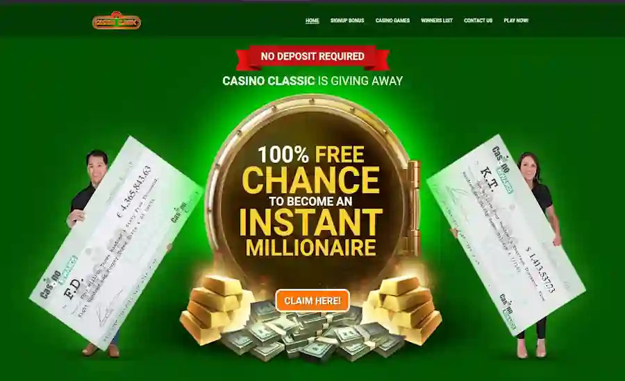 casino classic 40 free chance to win
