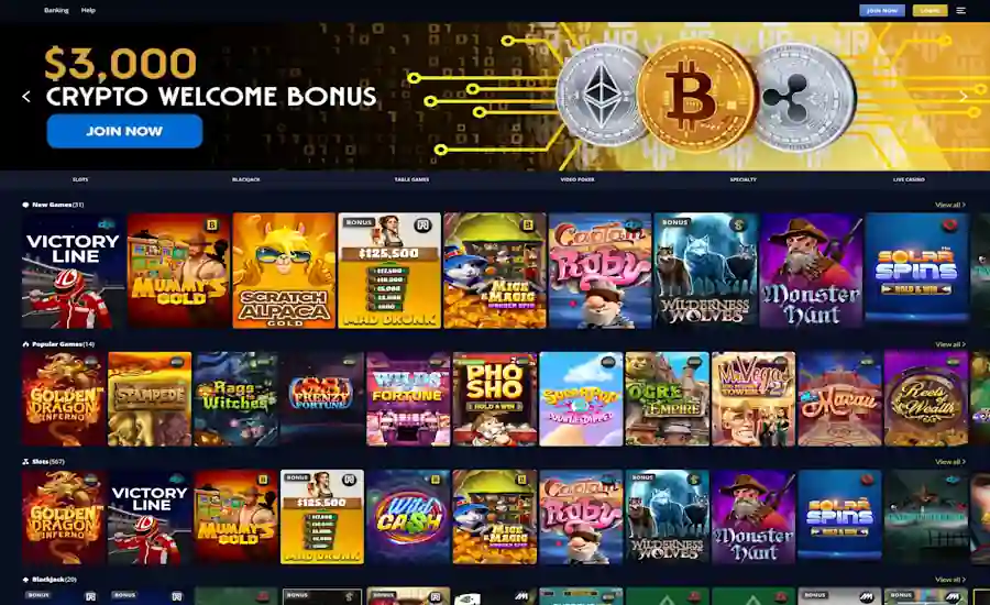 High Roller Casino Screenshot