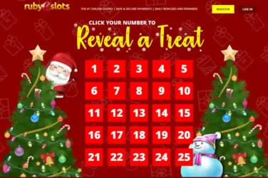 Ruby Slots Christmas bonus