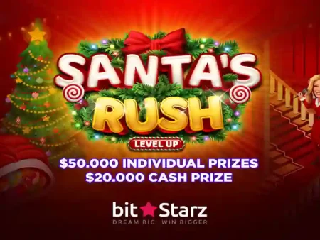 Conquer the Festive Season with BitStarz and Santa’s Rush – Level Up!