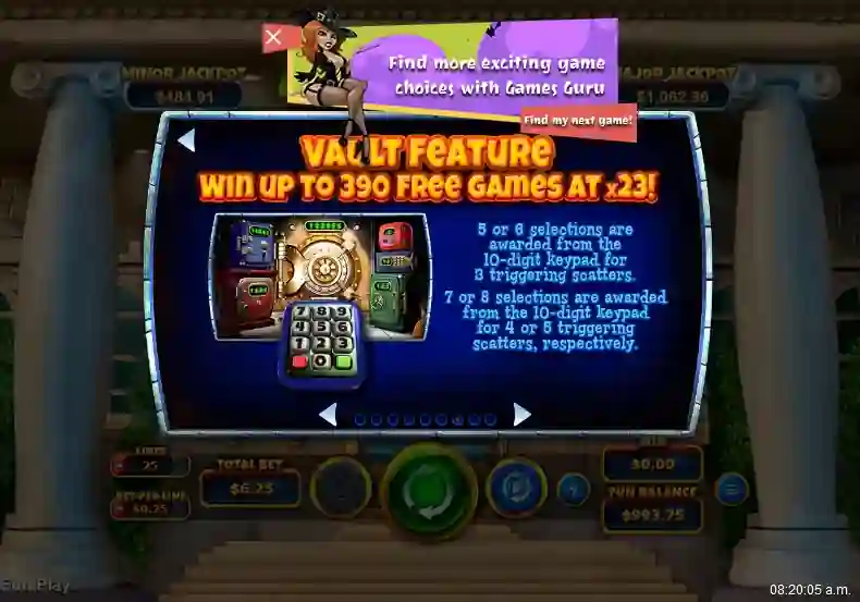 cash bandits 3 x23 win 390