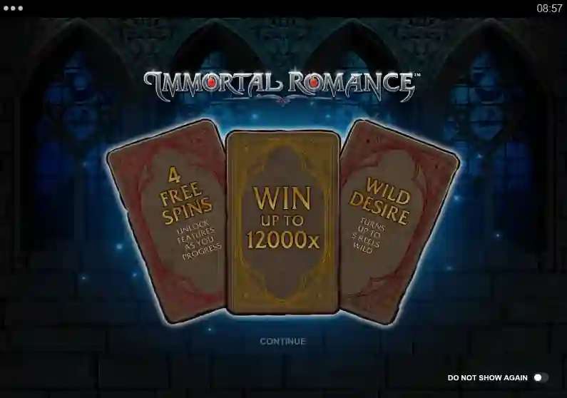 Immortal Romance options
