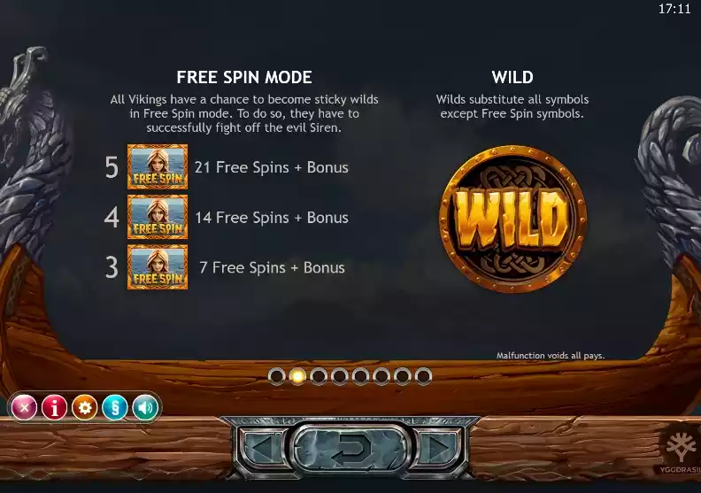 Vikings Go Berzerk Free spins mode Wild