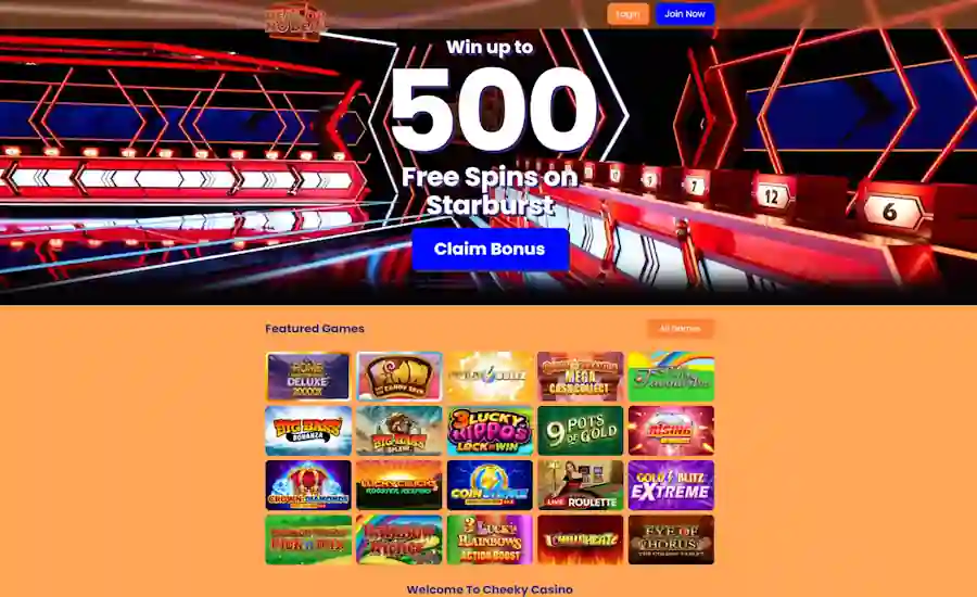 Cheeky Casino Screenshot