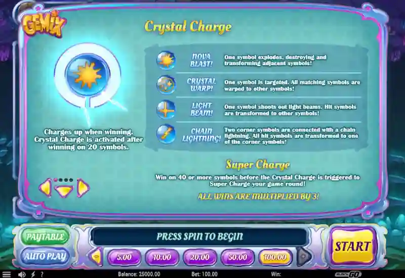Gemix Crystal Charge Symbol