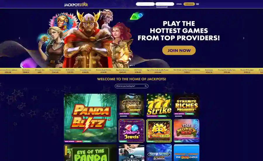 JackpotStar Casino Screenshot