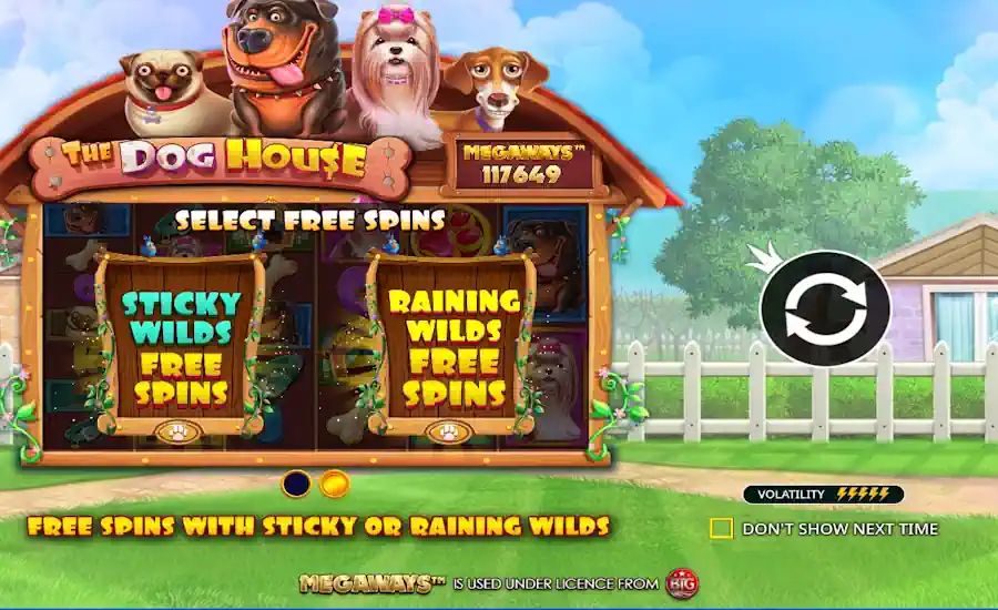 The Dog House Megaways free spins