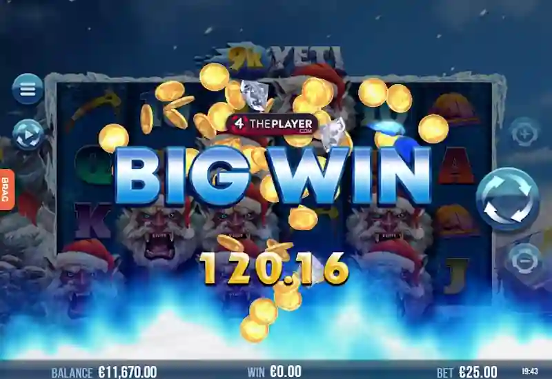9k Yeti Slot Big Win