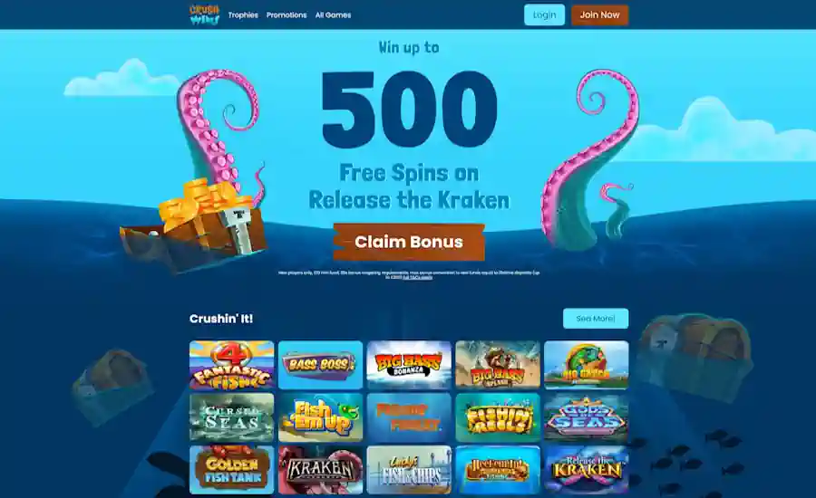 Crush Wins Casino Screenshot