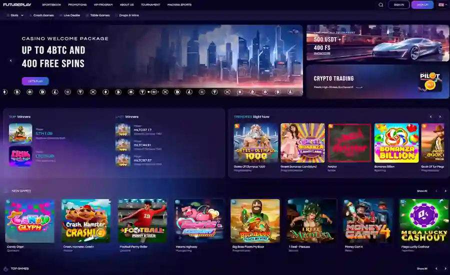 FuturePlay Casino Screenshot