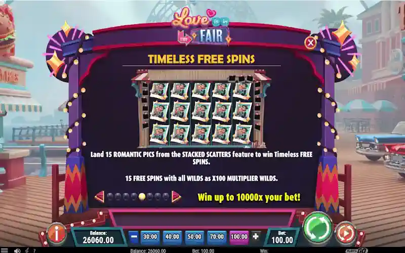 Love is in the Fair Timeless free spins