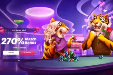 Lucky Tiger bonus LOVE2DAY