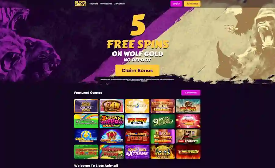Slots Animal Casino Screenshot