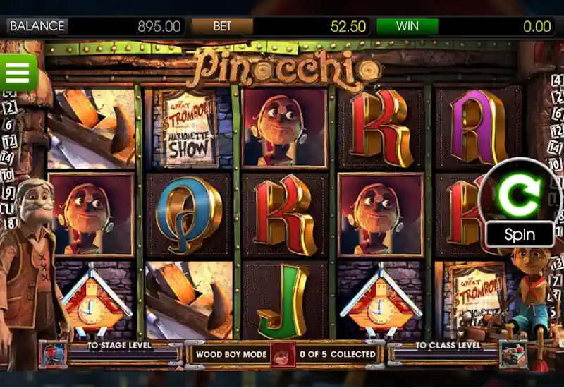 Pinocchio Game Screenshot