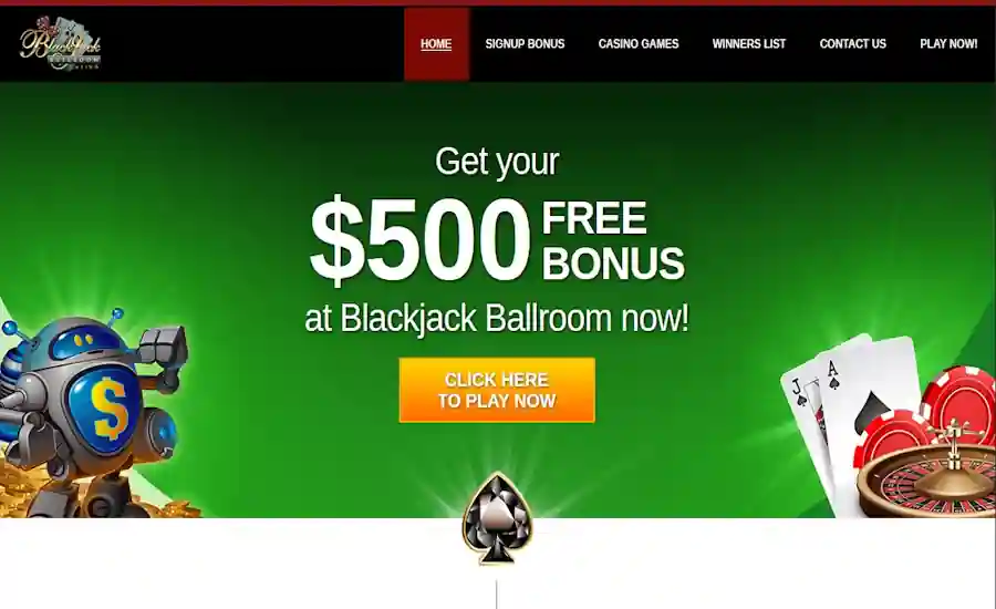 Blackjack Ballroom Casino Screenshot
