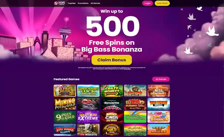 Dove Slots Screenshot