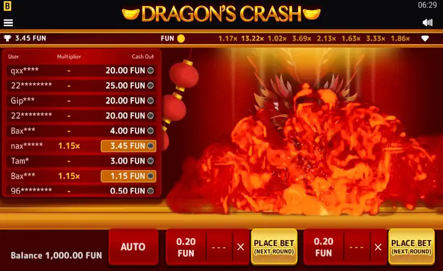 Dragon's Crash Screenshot