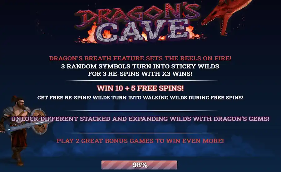 Dragon’s Cave Splash Screen
