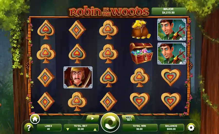 Robin in the Woods Screenshot
