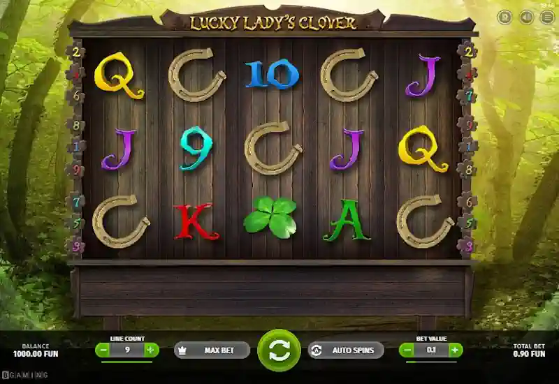 Splash Screen Lucky Lady’s Clover