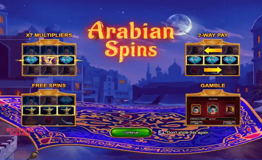 Arabian Spins Splashscreen