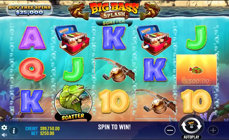 Big Bass Splash Game Play
