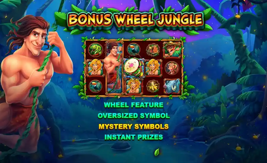 Splash screen Bonus Wheel Jungle