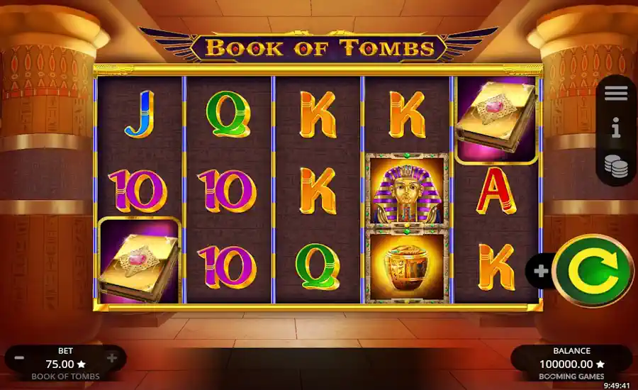 Book of Tombs Game Play